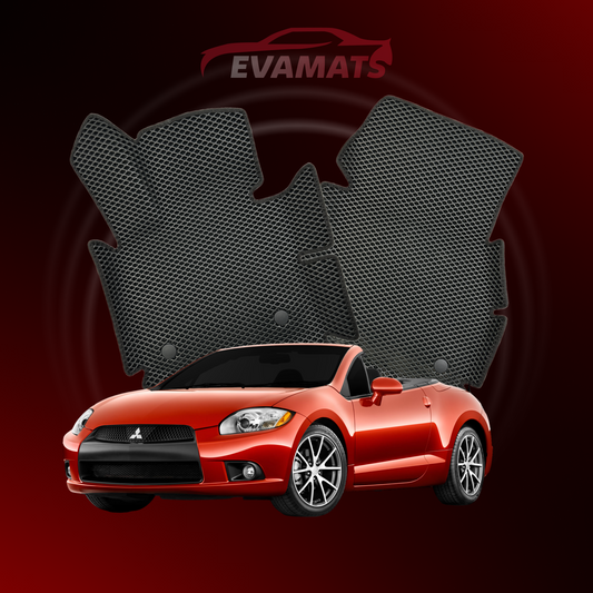 Alfombrillas de coche EVAMATS para Mitsubishi Eclipse 4ª generación año 2005-2011 CABRIO