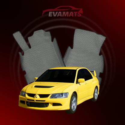 Car mats EVAMATS for Mitsubishi Lancer Evolution 8 gen 2003-2005 year SEDAN