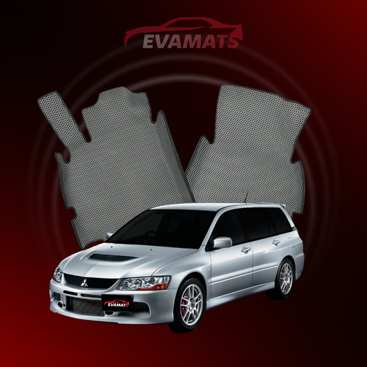 Alfombrillas de coche EVAMATS para Mitsubishi Lancer Evolution 9ª generación año 2005-2007 STATION WAGON