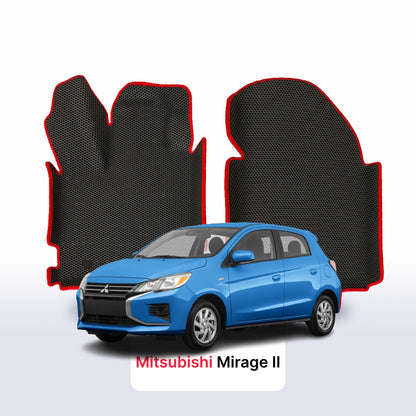 Car mats EVAMATS for Mitsubishi Mirage 2 gen 2012-2023 year HATCHBACK 5 door