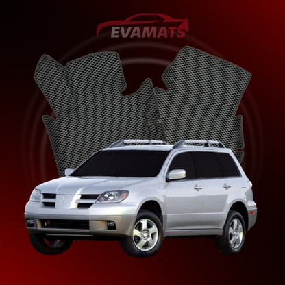 Car mats EVAMATS for Mitsubishi Outlander 1 gen 2002-2009 year SUV