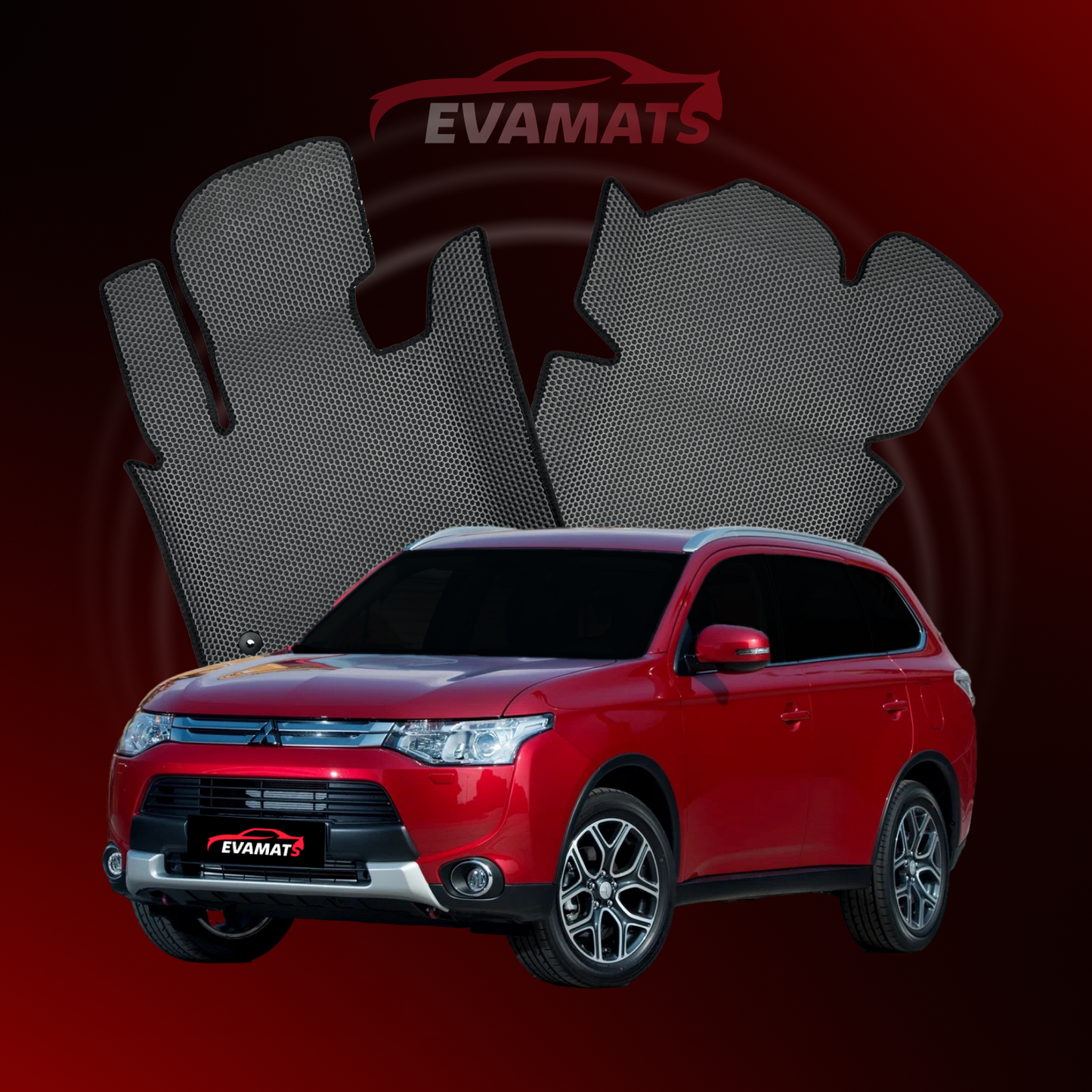 Autokoberce EVAMATS pre SUV Mitsubishi Outlander 3 gen 2012-2021