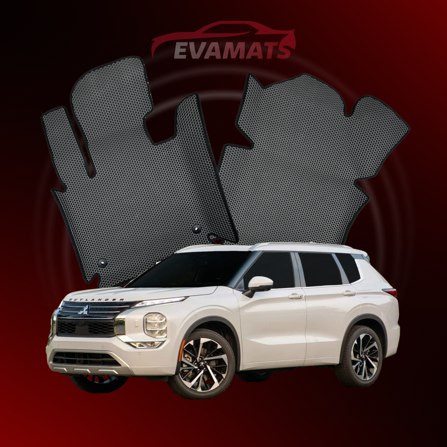 Car mats EVAMATS for Mitsubishi Outlander 4 gen 2021-2025 year SUV