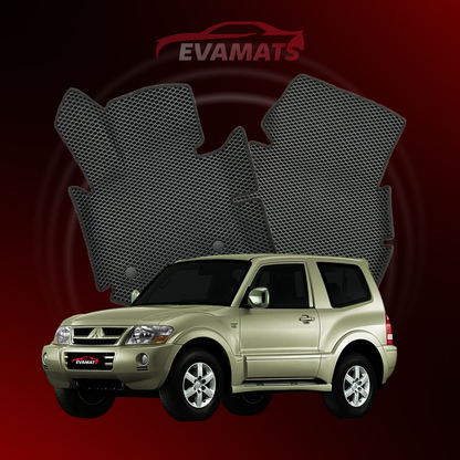 Tapis de voiture EVAMATS pour Mitsubishi Pajero 3 gen 1999-2006 année SUV 3 portes