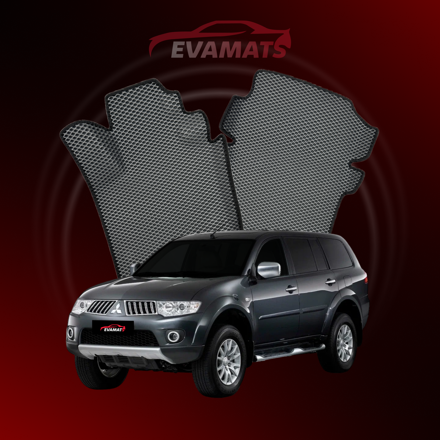 Autokoberce EVAMATS pro SUV Mitsubishi Pajero Sport 2 gen 2008-2016