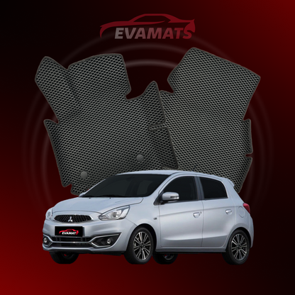 Car mats EVAMATS for Mitsubishi Space Star 2 gen 2012-2025 year HATCHBACK 5 door