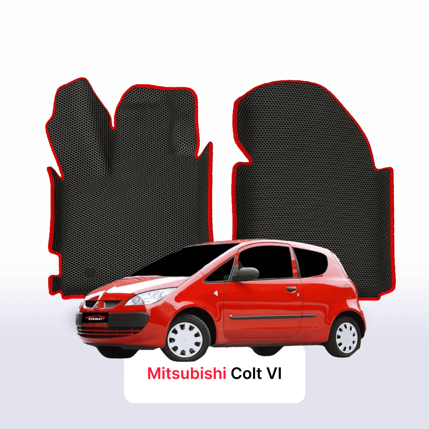 Car mats EVAMATS for Mitsubishi Colt(Z30) 6 gen 2002-2012 year HATCHBACK 3 door