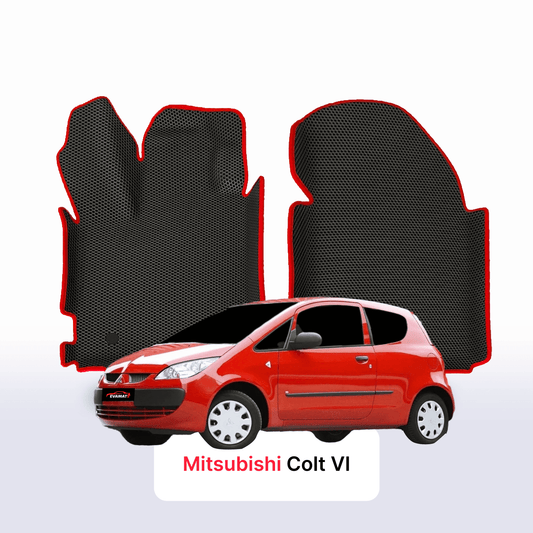 Car mats EVAMATS for Mitsubishi Colt(Z30) 6 gen 2002-2012 year HATCHBACK 3 door