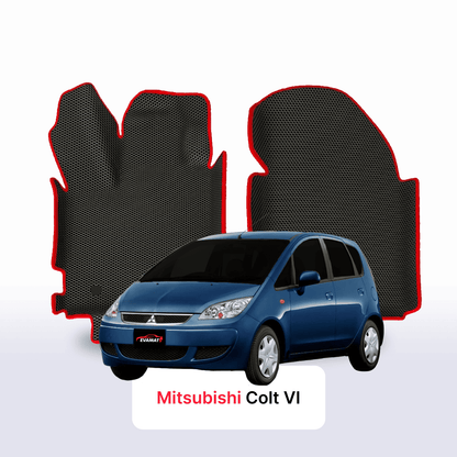 Car mats EVAMATS for Mitsubishi Colt(Z30) 6 gen 2002-2012 year HATCHBACK 5 door