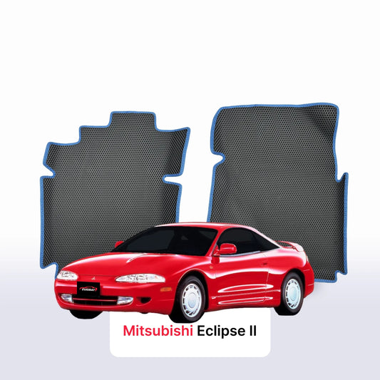 Car mats EVAMATS for Mitsubishi Eclipse 2 gen 1994-1999 year COUPE