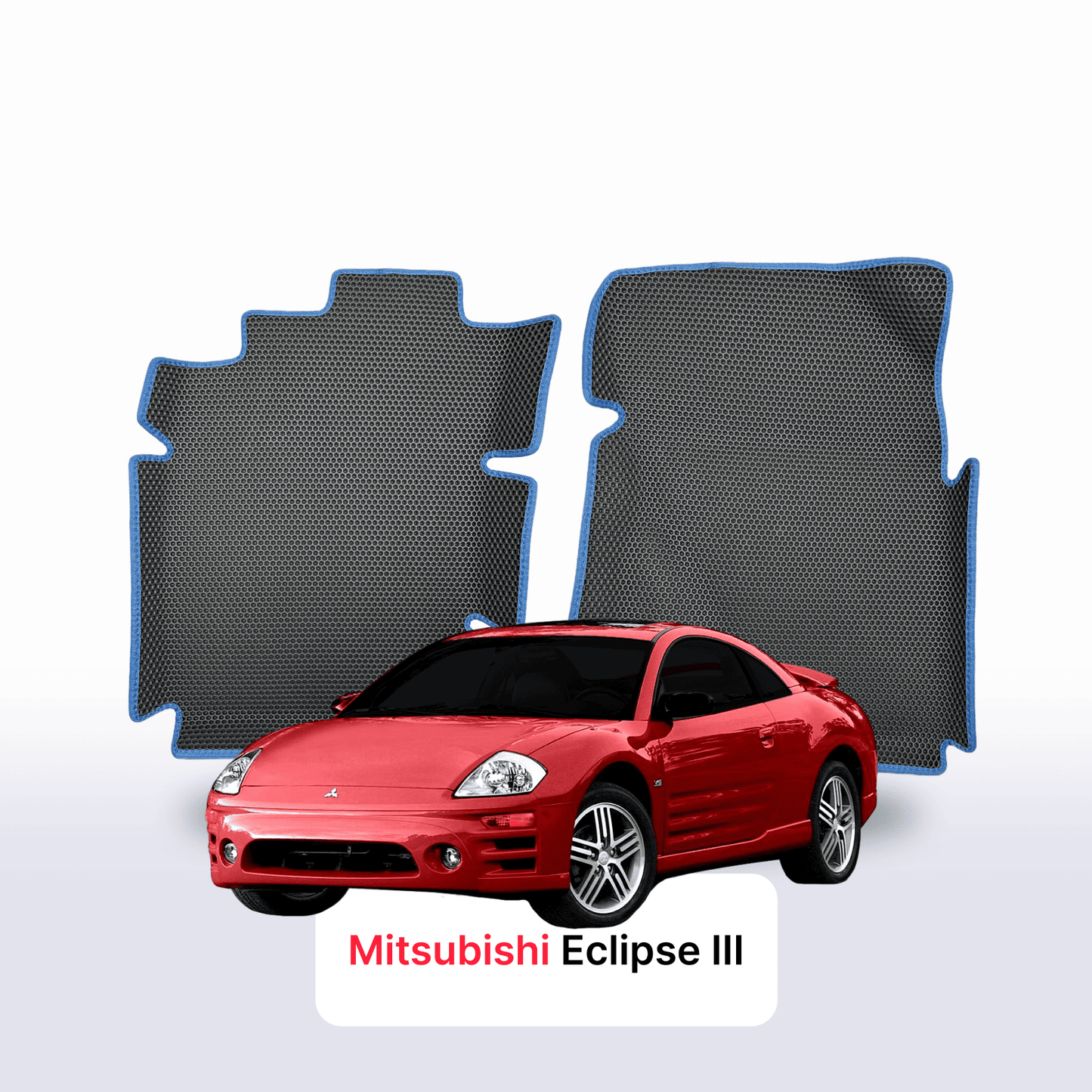 Car mats EVAMATS for Mitsubishi Eclipse 3 gen 1999-2005 year COUPE