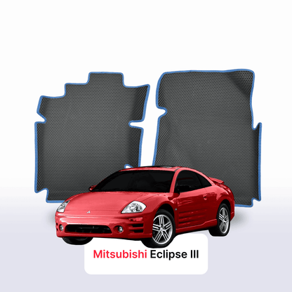 Car mats EVAMATS for Mitsubishi Eclipse 3 gen 1999-2005 year COUPE
