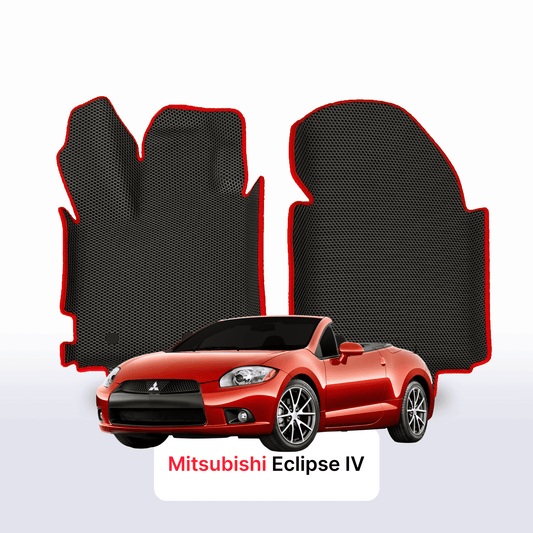 Car mats EVAMATS for Mitsubishi Eclipse 4 gen 2005-2011 year CABRIO