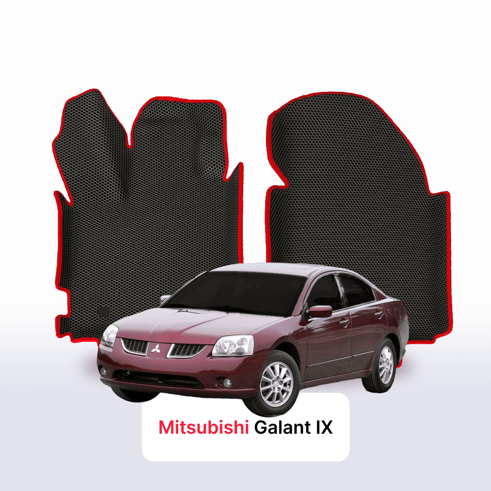 Car mats EVAMATS for Mitsubishi Galant 9 gen 2003-2012 year SEDAN
