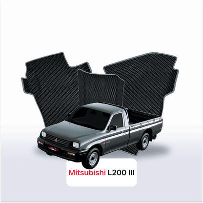 Car mats EVAMATS for Mitsubishi L200 3 gen 1996-2006 year PICK-UP single cabin