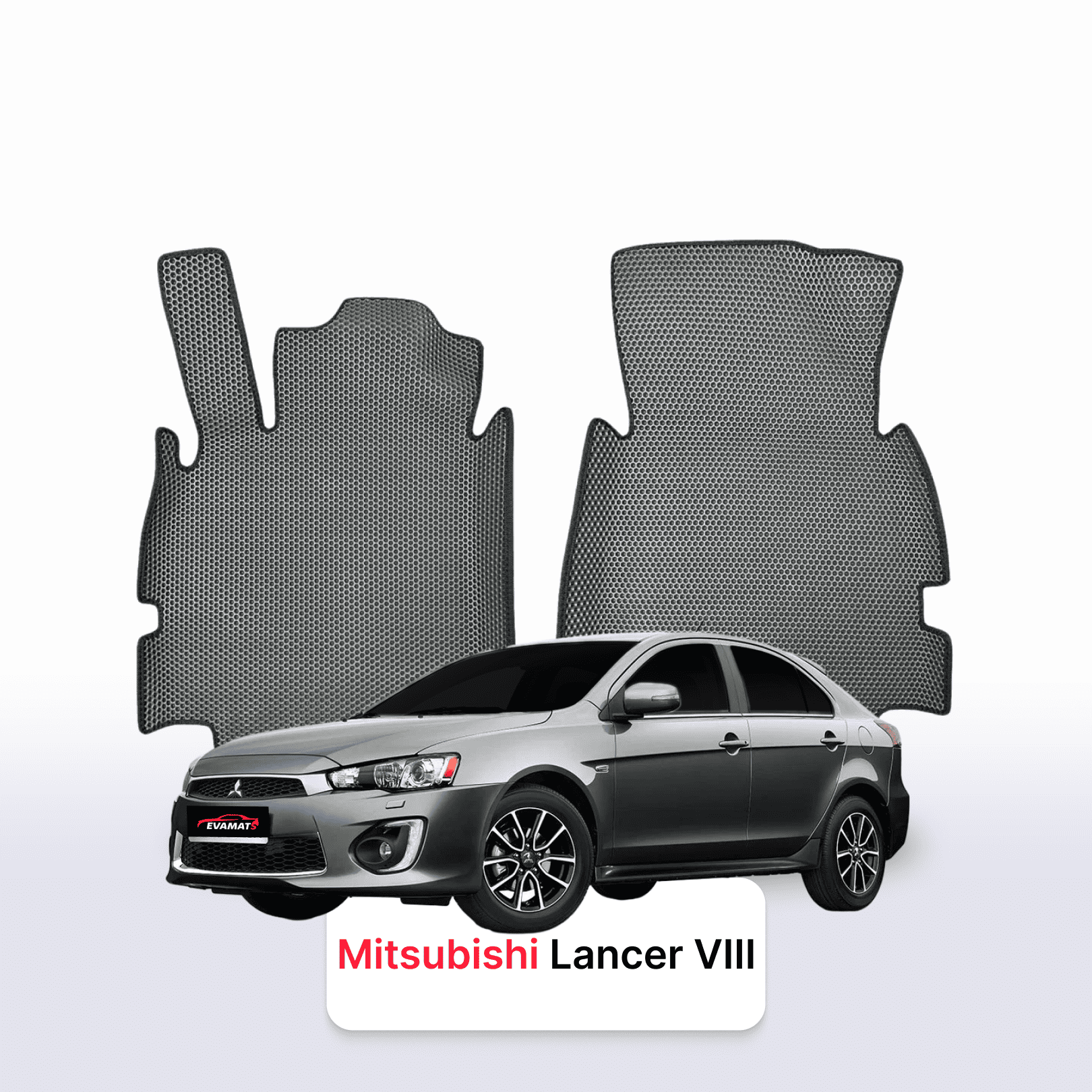 Car mats EVA for Mitsubishi Lancer 8 gen 2007-2017 year HATCHBACK 5 door