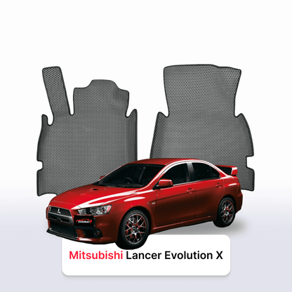 Car mats EVAMATS for Mitsubishi Lancer Evolution 10 gen 2007-2016 year SEDAN