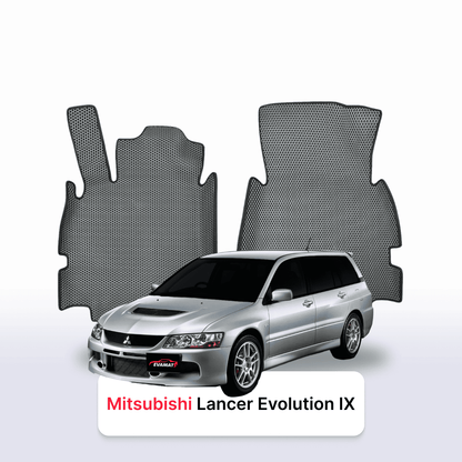 Car mats EVAMATS for Mitsubishi Lancer Evolution 9 gen 2005-2007 year STATION WAGON