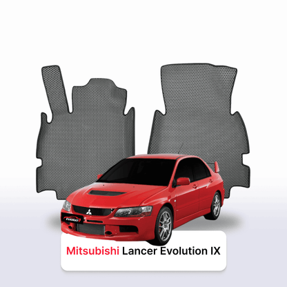 Car mats EVAMATS for Mitsubishi Lancer Evolution 9 gen 2005-2007 year SEDAN