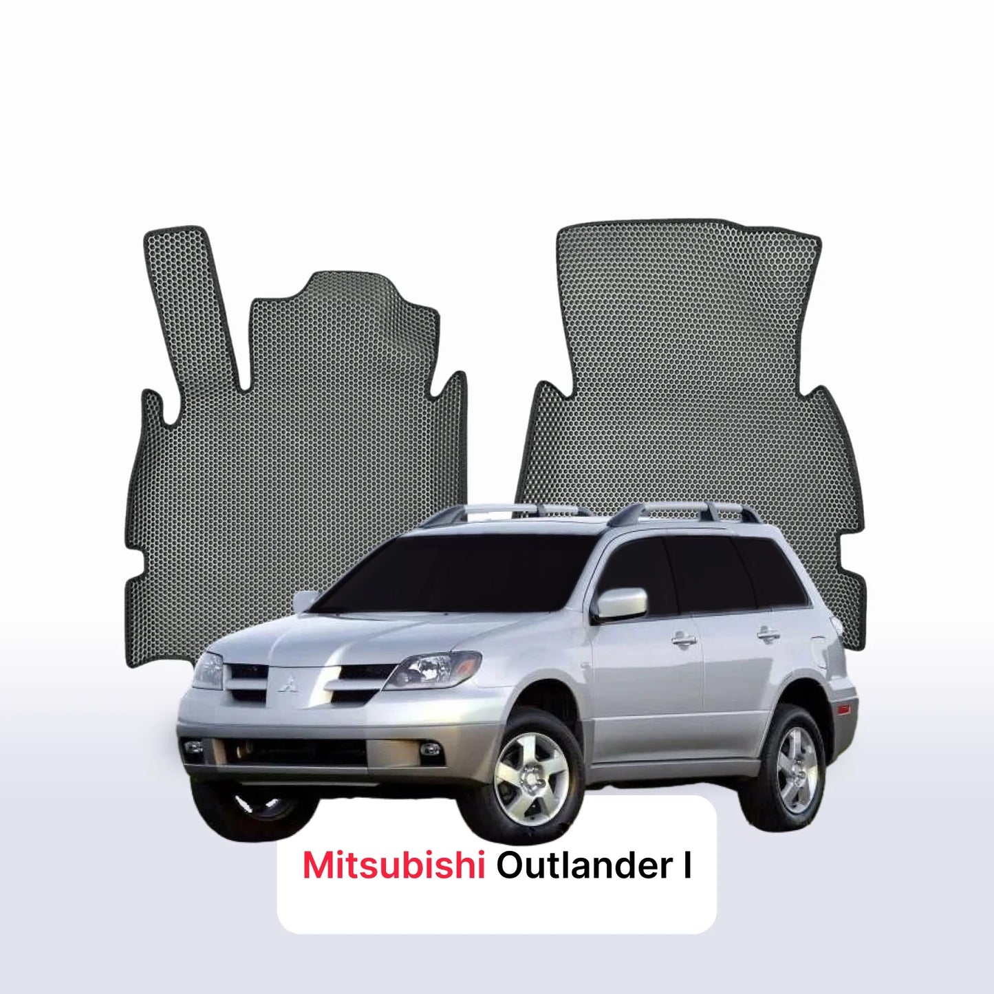Car mats EVA for Mitsubishi Outlander 1 gen 2002-2006 year SUV