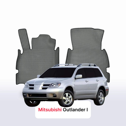 Car mats EVA for Mitsubishi Outlander 1 gen 2002-2006 year SUV