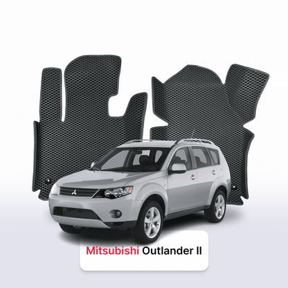 Car mats EVAMATS for Mitsubishi Outlander 2 gen 2005-2013 year SUV