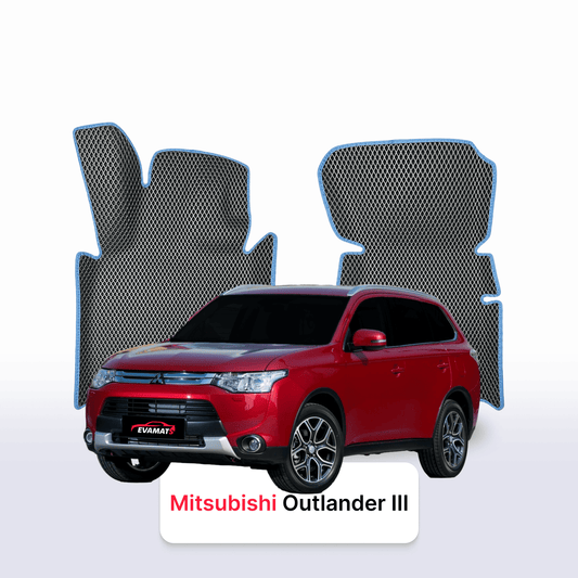 Car mats EVAMATS for Mitsubishi Outlander 3 gen 2012-2021 year SUV