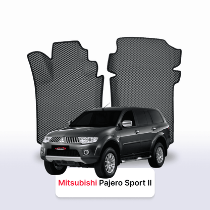 Car mats EVAMATS for Mitsubishi Pajero Sport 2 gen 2008-2016 year SUV