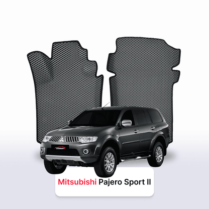 Car mats EVA for Mitsubishi Pajero Sport 2 gen 2008-2016 year SUV
