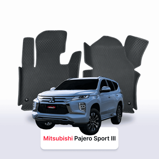 Car mats EVAMATS for Mitsubishi Pajero Sport 3 gen 2015-2023 year SUV