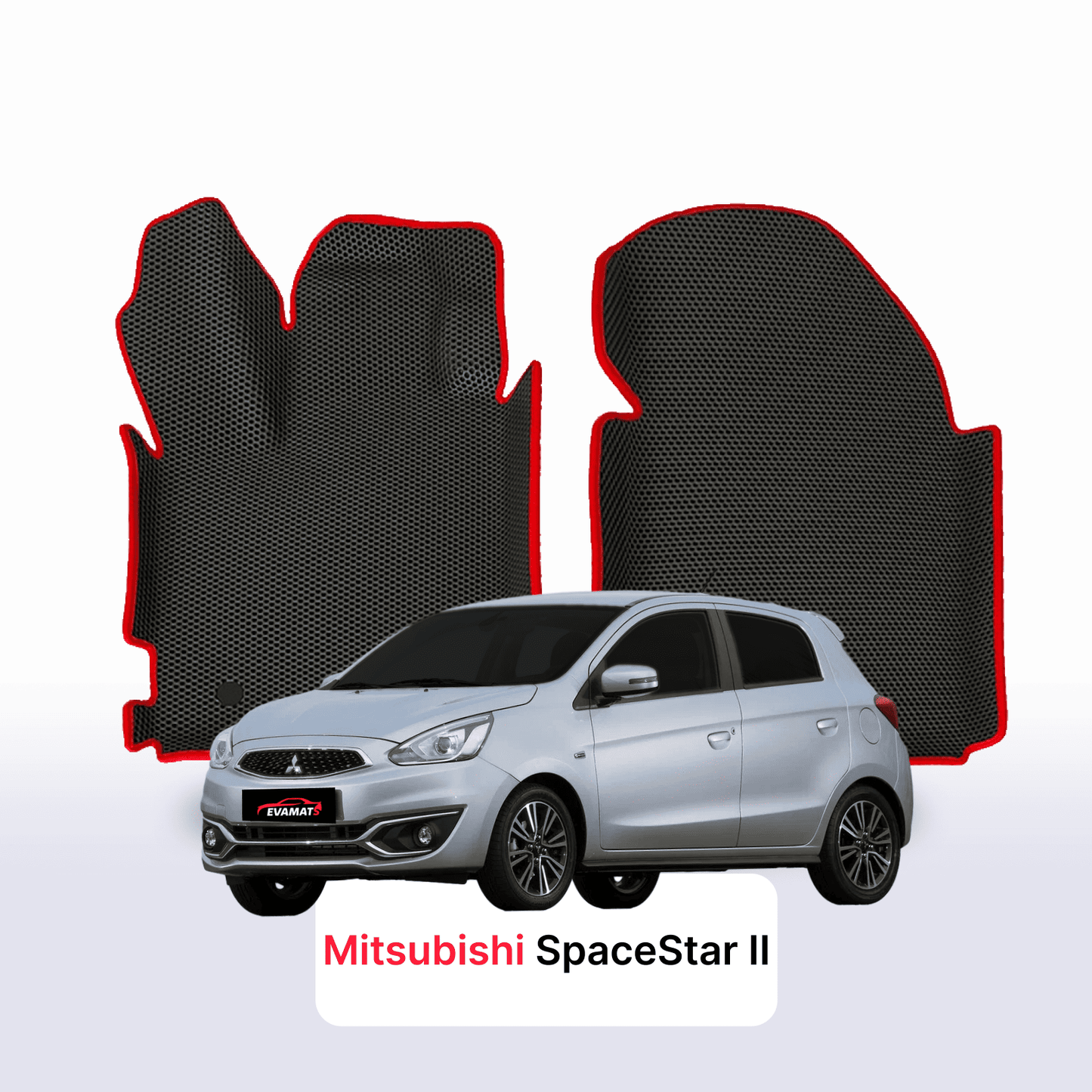 Car mats EVAMATS for Mitsubishi Space Star 2 gen 2012-2025 year HATCHBACK 5 door