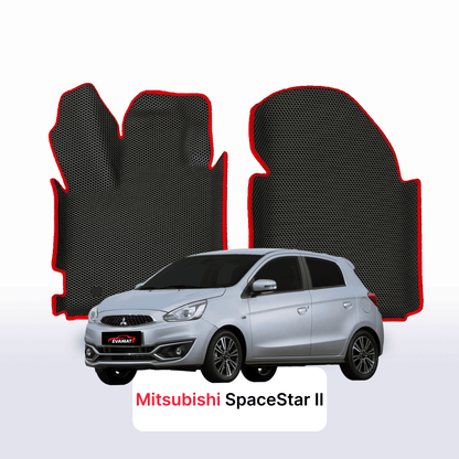 Car mats EVA for Mitsubishi Space Star 2 gen 2012-2023 year HATCHBACK 5 door