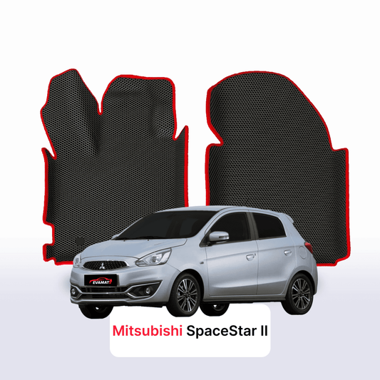Car mats EVA for Mitsubishi Space Star 2 gen 2012-2023 year HATCHBACK 5 door