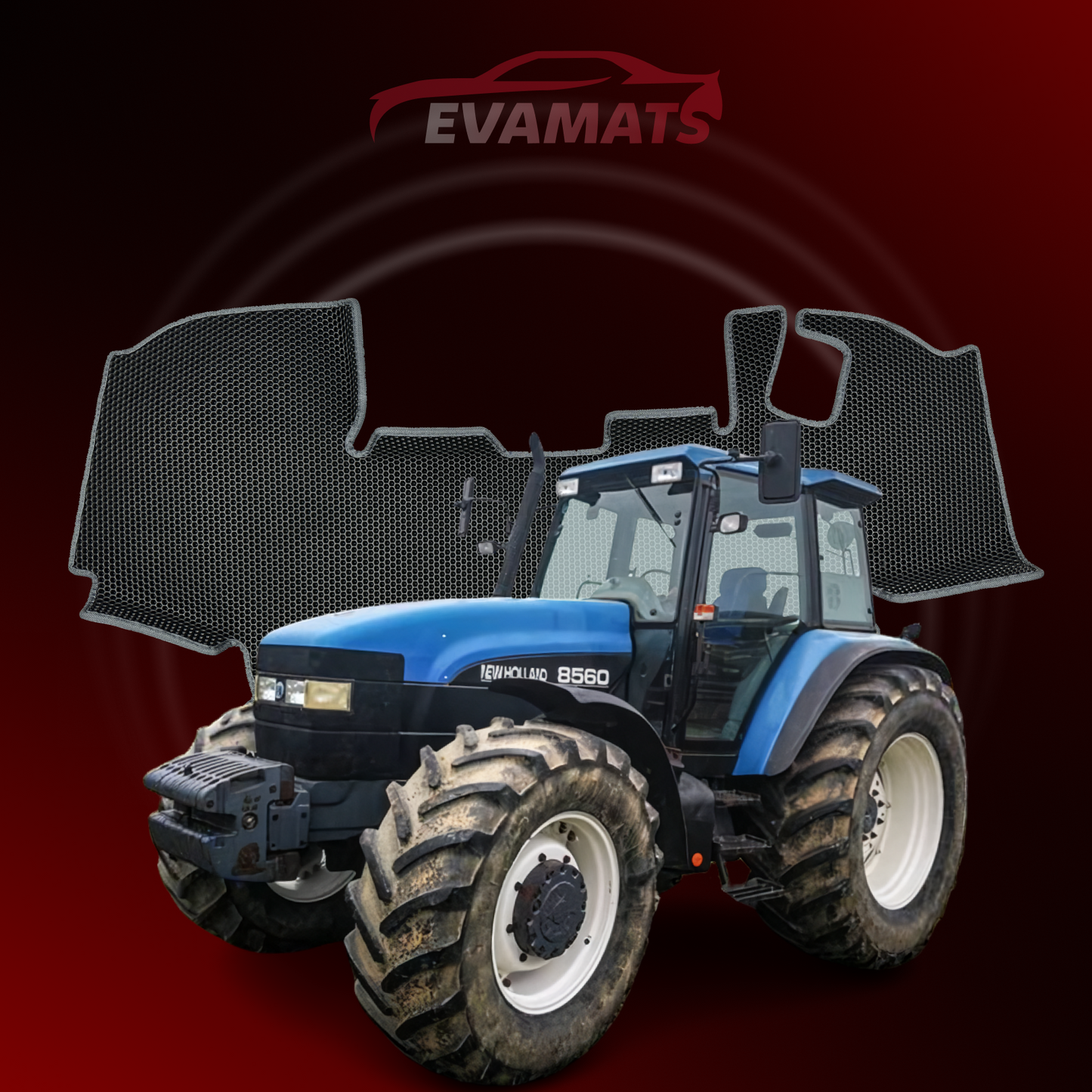 Tapis de voiture EVAMATS pour New Holland 8560 1 génération 1998-2000 année TRACTEUR