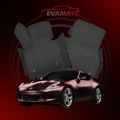 Car mats EVAMATS for Nissan 370Z(Z34) I gen 2008-2020 year COUPE