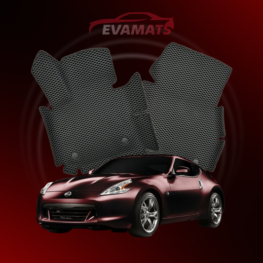 Alfombrillas de coche EVAMATS para Nissan 370Z(Z34) I gen 2008-2020 año COUPE