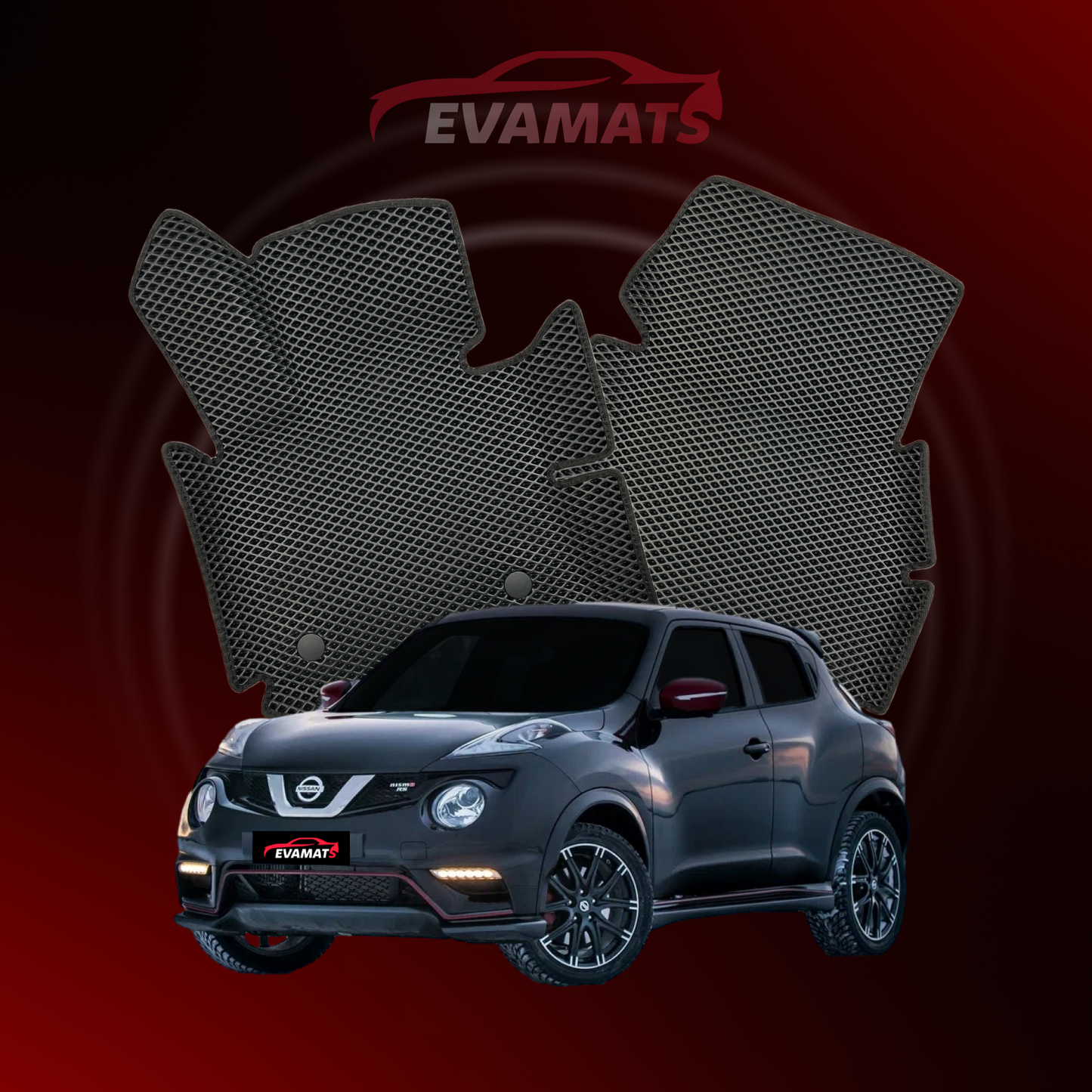 Car mats EVAMATS for Nissan Juke Nismo(YF15) I gen 2013-2019 year SUV