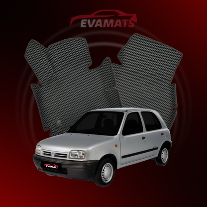 Alfombrillas de coche EVAMATS para Nissan Micra(K11) II gen 1992-2002 año HATCHBACK 5 puertas