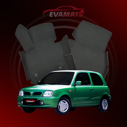 Car mats EVAMATS for Nissan Micra(K11) II gen 1992-2002 year HATCHBACK 3 door