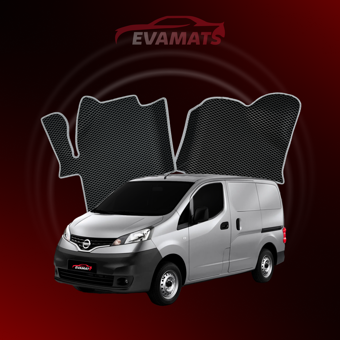 Autokoberce EVAMATS pre Nissan NV200 I gen 2009-2025 rok VAN