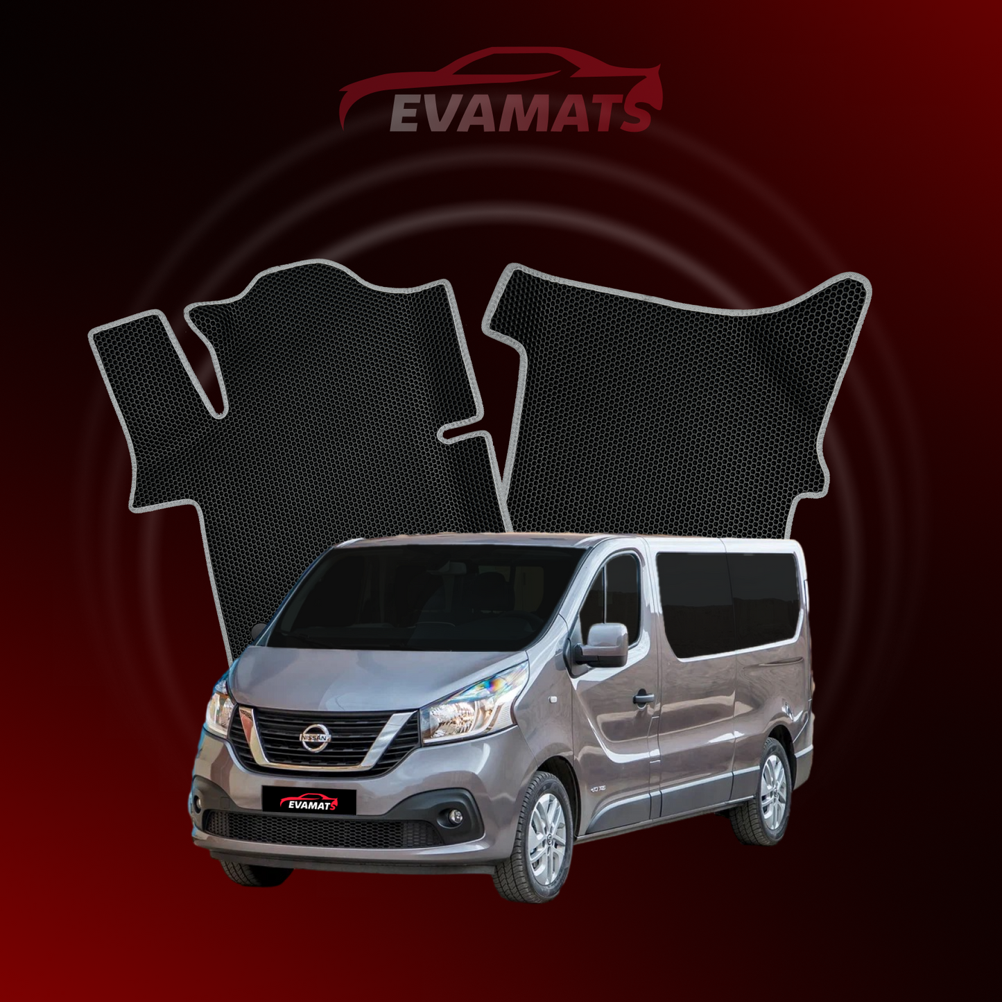 Autokoberce EVAMATS pre Nissan NV300 I gen 2016-2025 rok MINIVAN