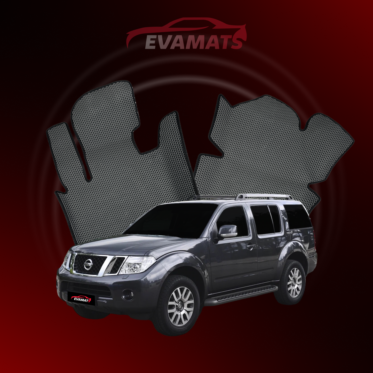 Autokoberce EVAMATS pre SUV Nissan Pathfinder(R51) III gen 2004-2014