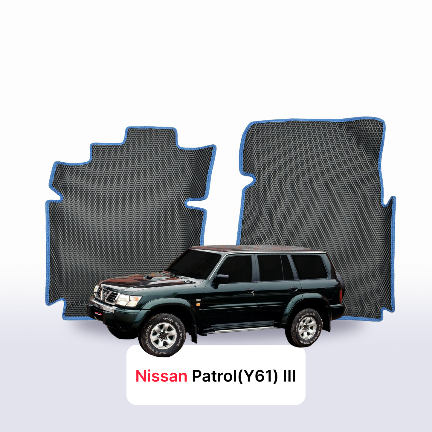 Car mats EVA for Nissan Patrol(Y61) III gen 1997-2014 year SUV 5 door