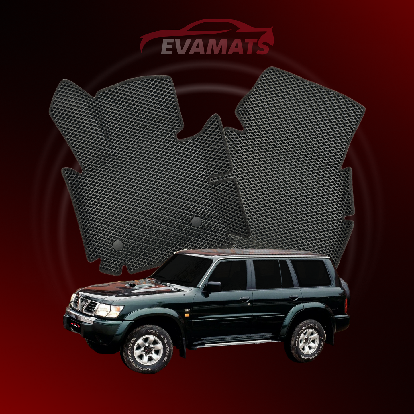 Autokoberce EVAMATS pre Nissan Patrol(Y61) III gen 1997-2014 SUV 5 dv.