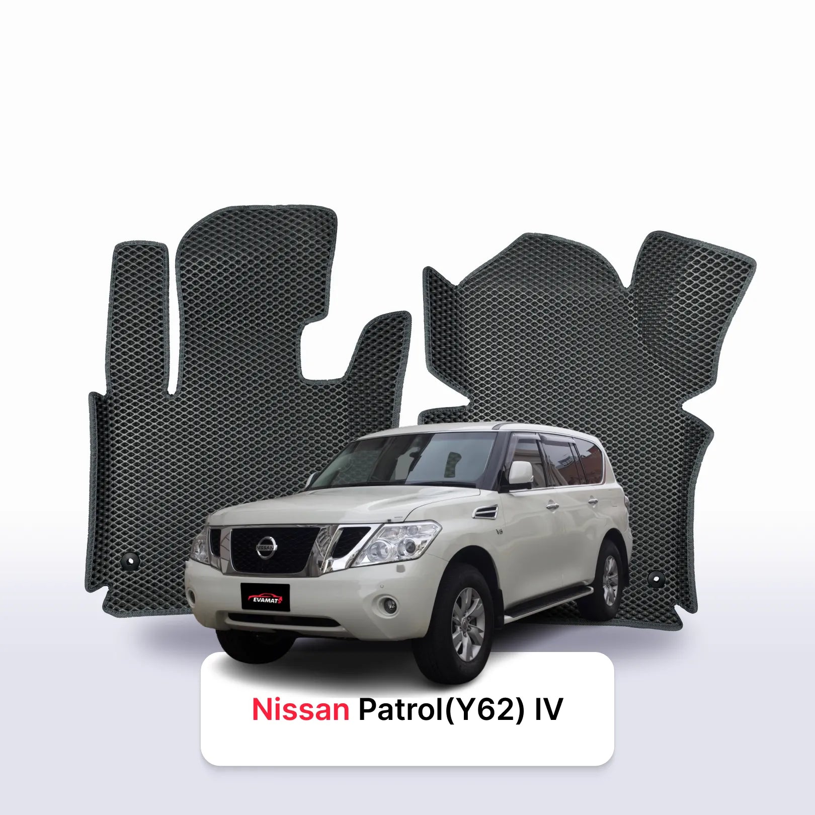 Car mats EVA for Nissan Patrol(Y62) IV gen 2010-2025 year SUV