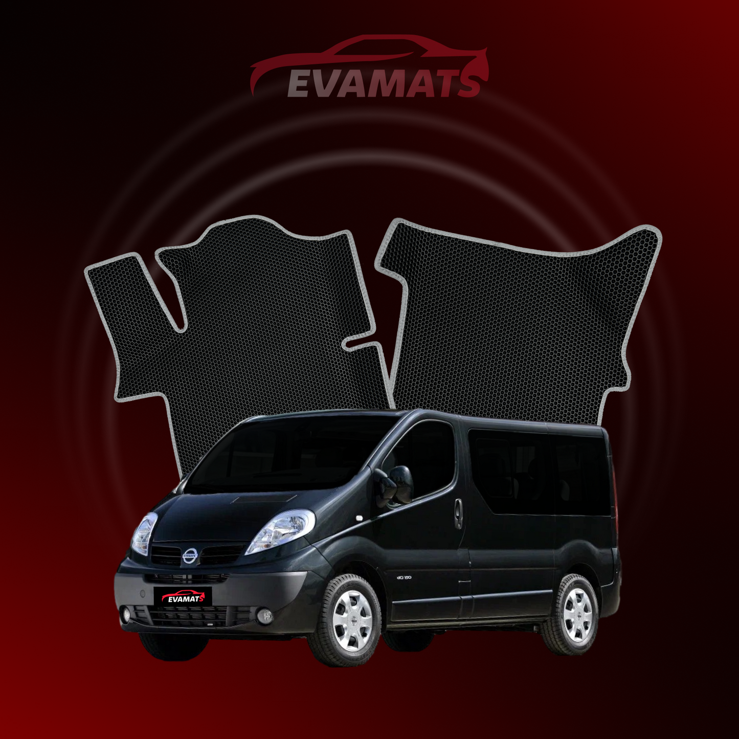 Autokoberce EVAMATS pre Nissan Primastar I gen 2002-2014 ročník MINIVAN