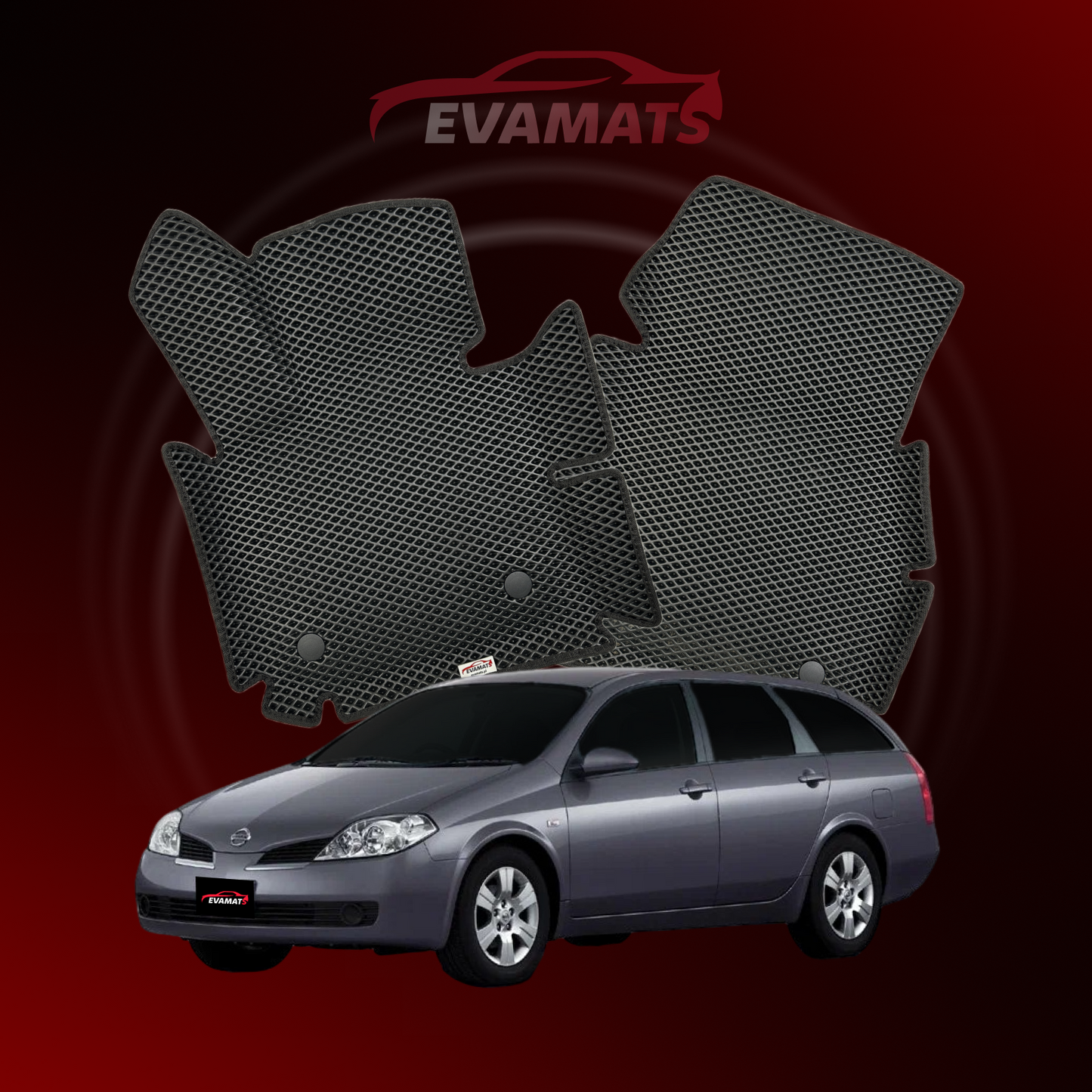 Autokoberce EVAMATS pre Nissan Primera(P12) III gen 2001-2008 rok STATION WAGON