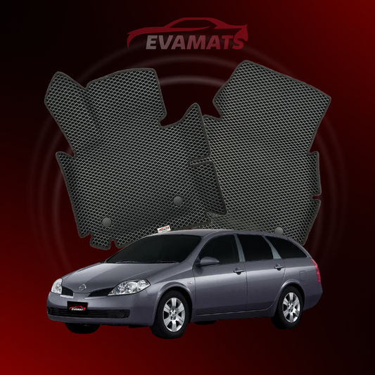 Alfombrillas de coche EVAMATS para Nissan Primera(P12) III gen 2001-2008 STATION WAGON