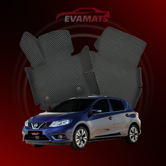 Fußmatten EVAMATS für Nissan Pulsar(NB17) VII Gen 2014-2018 Jahr FLIEßHECK 5-Türer