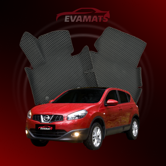 Alfombrillas de coche EVAMATS para Nissan Qashqai (J10) I gen 2006-2013 año SUV